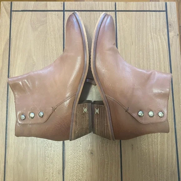 Sam Edelman Pama Booties Coñac leather - Picture 3 of 9